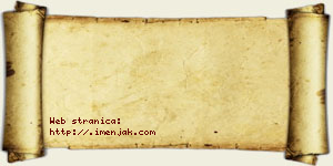 Zorana Strinić vizit kartica